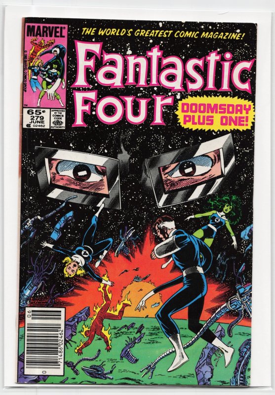 Fantastic Four #279 (Marvel Comics, 1985), raw, ungraded comic book — front cover