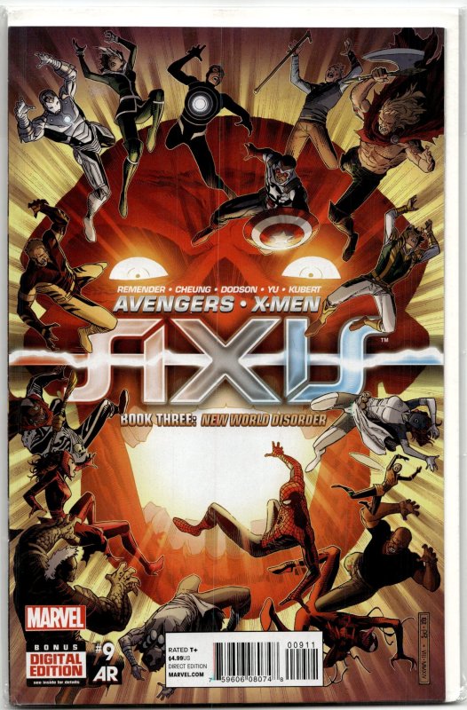 Avengers & X-Men: Axis #9 (Marvel Comics, 2015), raw, ungraded comic book — front cover