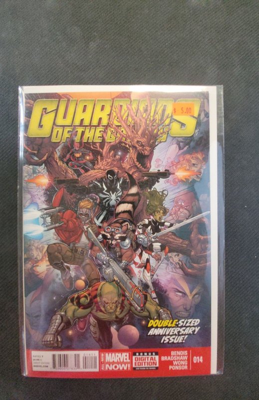 Guardians of the Galaxy #14 (Marvel Comics, 2014), raw, ungraded comic book — front cover