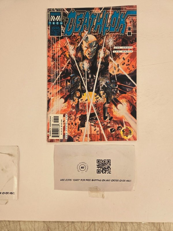 Deathlok #7 (Marvel Comics, 1992), raw comic book in NM condition — front cover