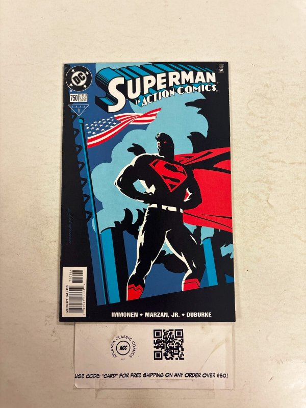 Action Comics #750 (DC Comics), raw comic book in NM condition — front cover