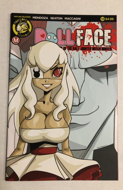 DollFace #13 (2018), raw, ungraded comic book — front cover