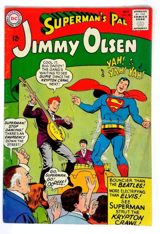 Superman's Pal Jimmy Olsen #88 (DC Comics, 1965), raw comic book in VG condition — front cover