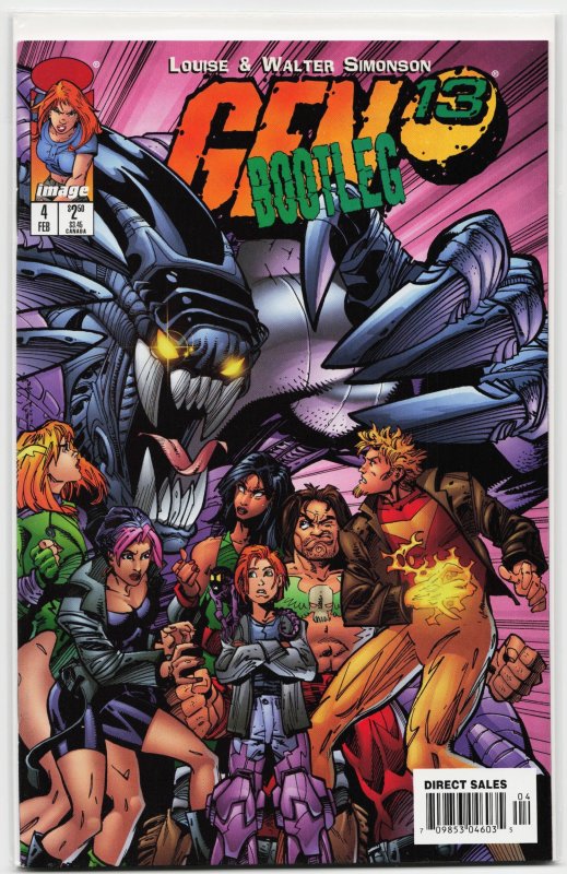 Gen 13 Bootleg #4 (Image Comics, 1997), raw, ungraded comic book — front cover