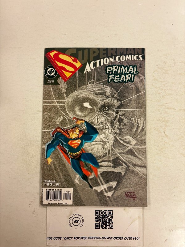 Action Comics #799 (DC Comics), raw comic book in NM condition — front cover