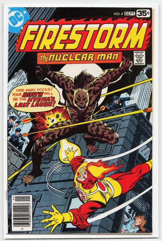 Firestorm #4 (DC Comics, 1978), raw, ungraded comic book — front cover