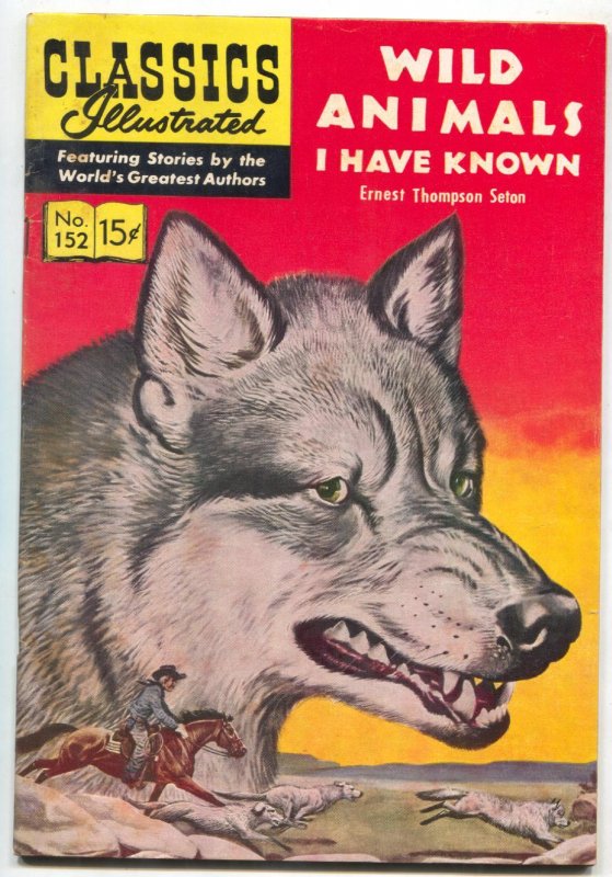 Classics Illustrated #152 (Gilberton), raw comic book in VG/FN condition — front cover