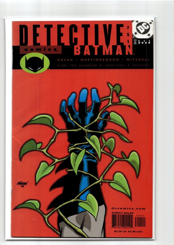 Detective Comics #751 (DC Comics, 2000), raw, ungraded comic book — front cover