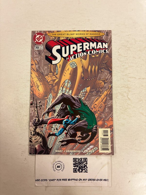 Action Comics #749 (DC Comics), raw comic book in NM condition — front cover