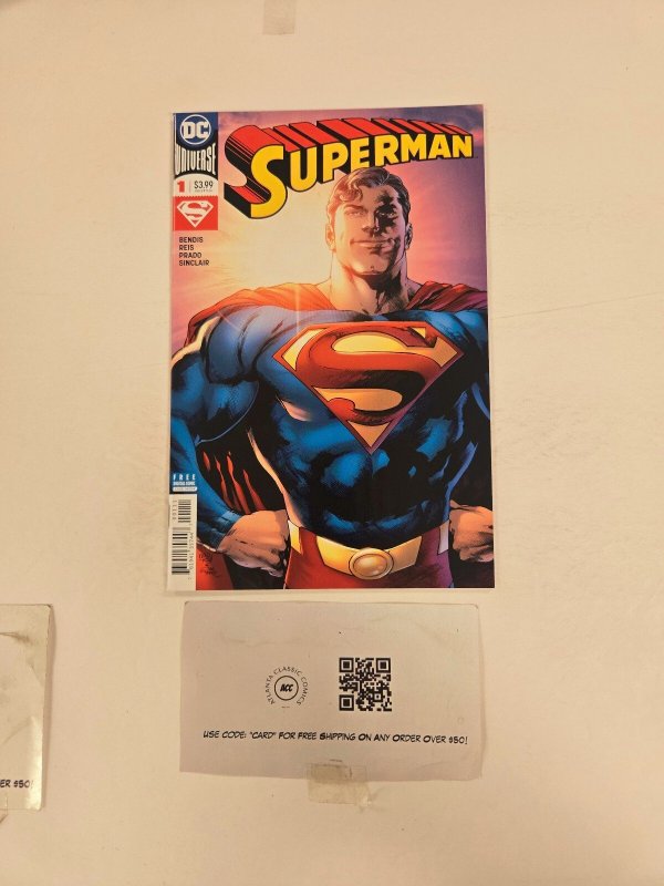 Superman #1 (DC Comics), raw comic book in NM condition — front cover