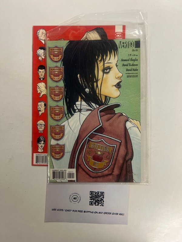 2 Bite Club DC Comic Books #5, raw, ungraded comic book — front cover