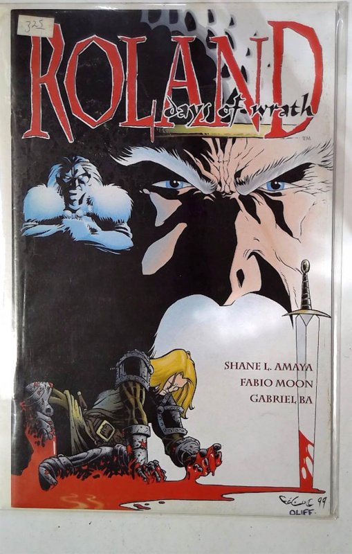 Roland: Days of Wrath #1 (1999), raw comic book in VF condition — front cover