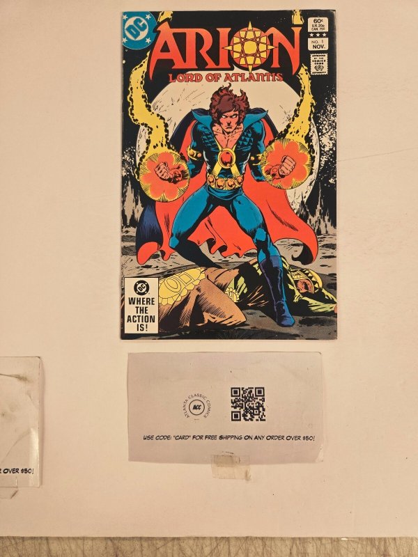 Arion Lord OF Atlantis #1 (DC Comics), raw comic book in NM condition — front cover