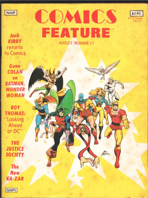 Comics Feature #11, raw, ungraded comic book — front cover