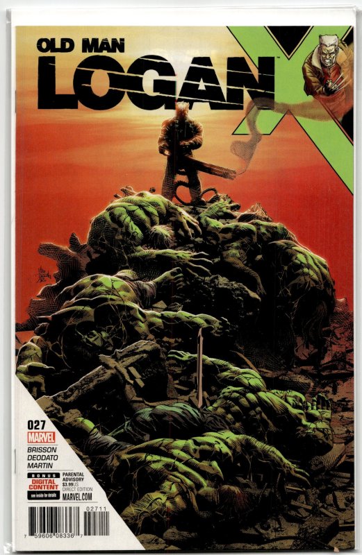 Old Man Logan #27 (2017), raw, ungraded comic book — front cover