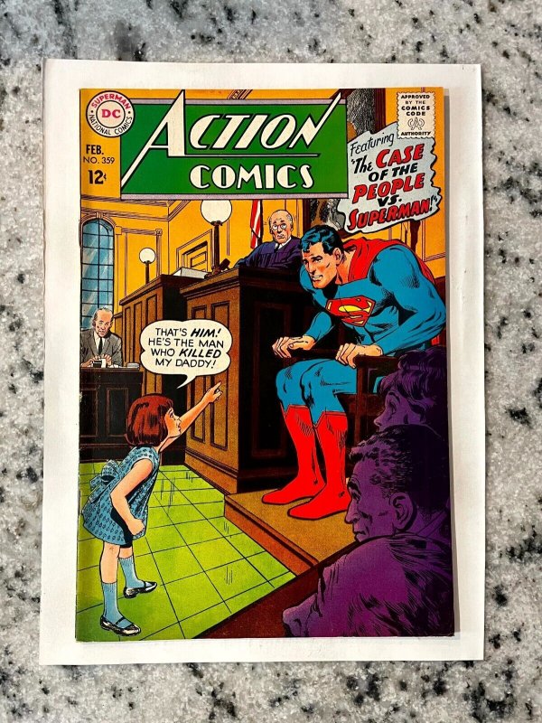 Action Comics #359 (DC Comics), raw comic book in VF/NM condition — front cover