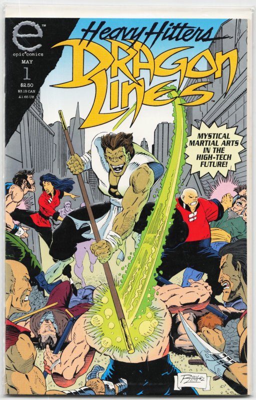 Dragon Lines #1 (1993), raw, ungraded comic book — front cover