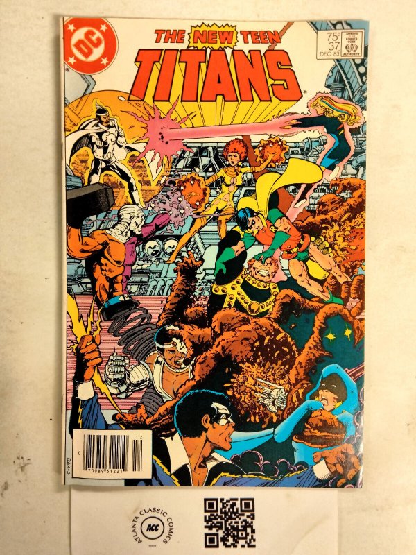 New Teen Titans #37 (DC Comics), raw comic book in NM condition — front cover
