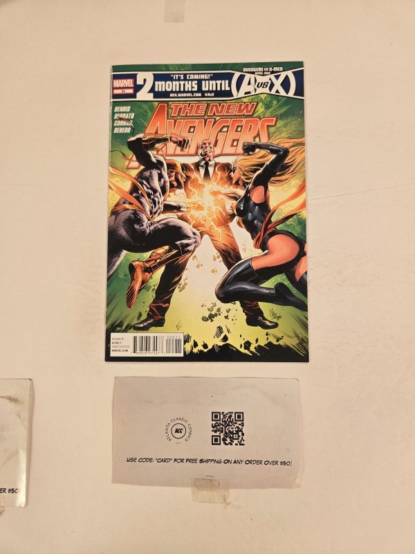New Avengers #22 (Marvel Comics), raw comic book in NM condition — front cover