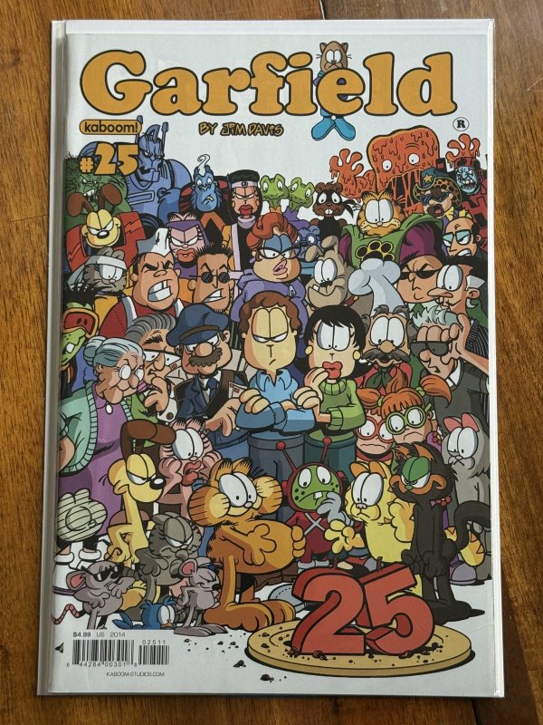Garfield #25 (2014), raw comic book in VF/NM 9.0 condition — front cover