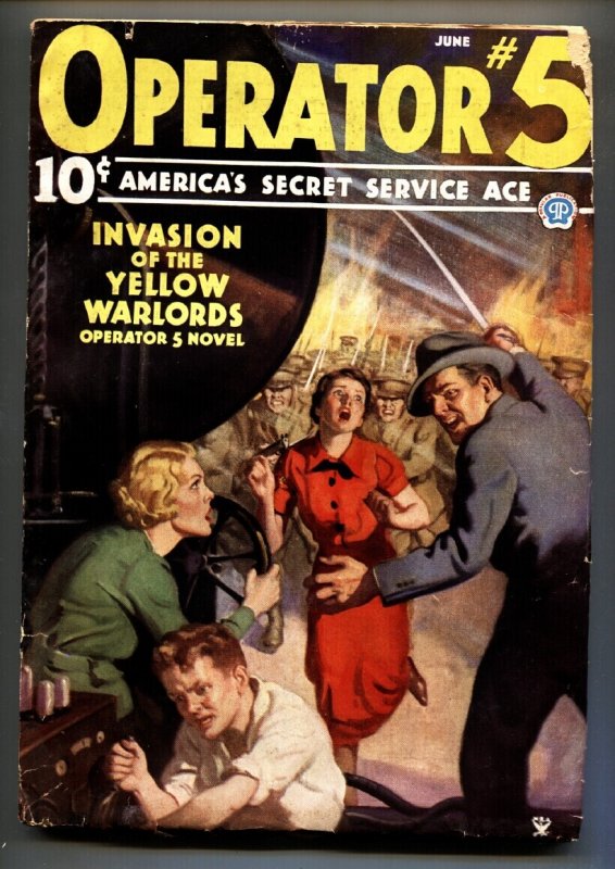 Pulp: Operator #5, raw, ungraded comic book — front cover