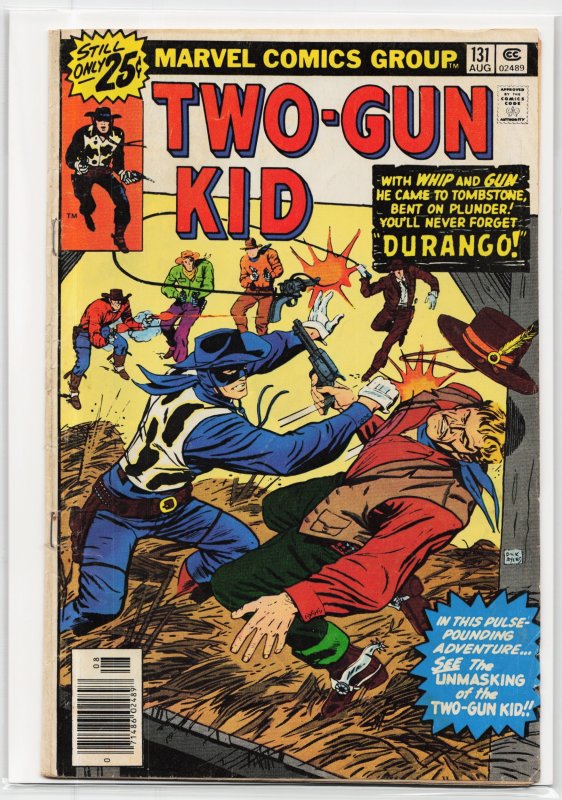 Two-Gun Kid #131 (Marvel Comics, 1976), raw, ungraded comic book — front cover