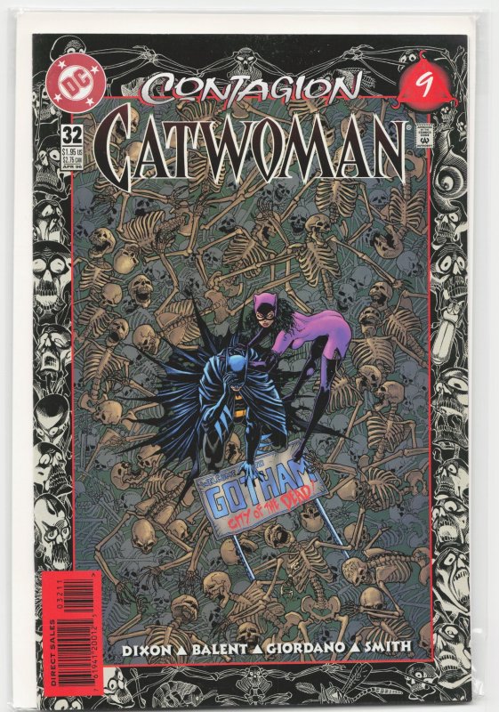 Catwoman #32 (DC Comics, 1996), raw, ungraded comic book — front cover
