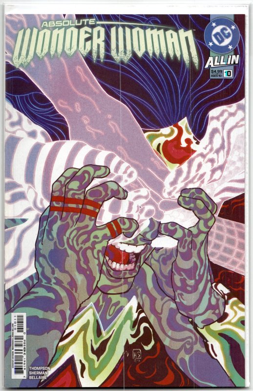 Absolute Wonder Woman #10 (DC Comics, 2025), raw, ungraded comic book — front cover