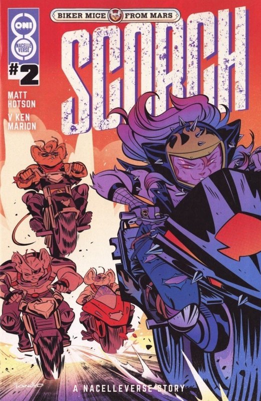 Biker Mice from Mars Scorch #2 (2026), raw, ungraded comic book — front cover