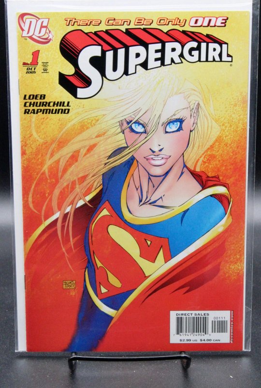 Supergirl #1 (DC Comics, 2005), raw, ungraded comic book — front cover