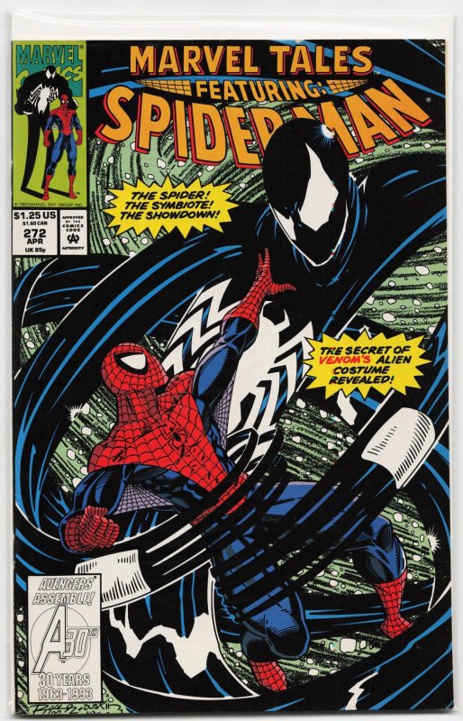 Marvel Tales #272 (Marvel Comics, 1993), raw, ungraded comic book — front cover