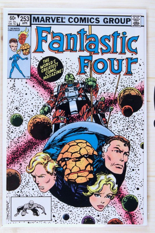 Fantastic Four #253 (Marvel Comics, 1983), raw comic book in VF- 7.5 condition — front cover