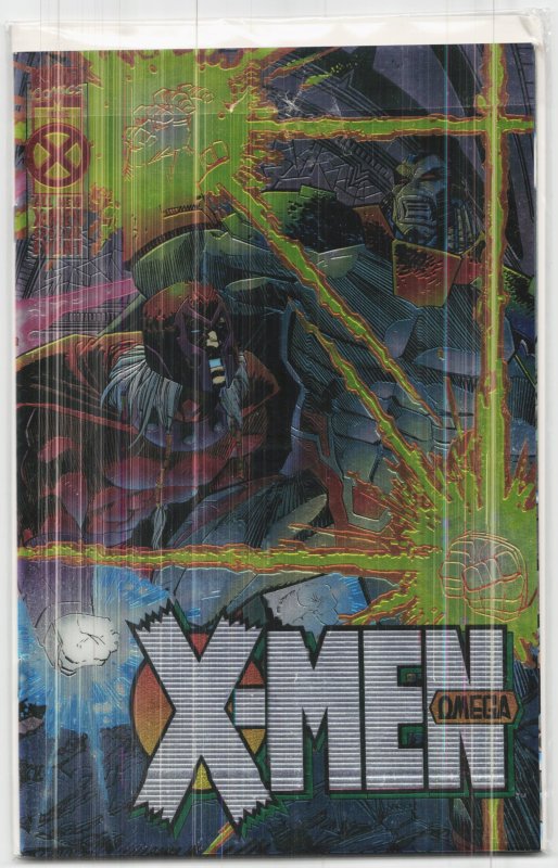 X-Men Omega (1995) Apocalypse (Marvel Comics, 1995), raw, ungraded comic book — front cover