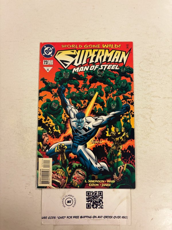 Superman the Man of Steel #73 (DC Comics), raw comic book in NM condition — front cover