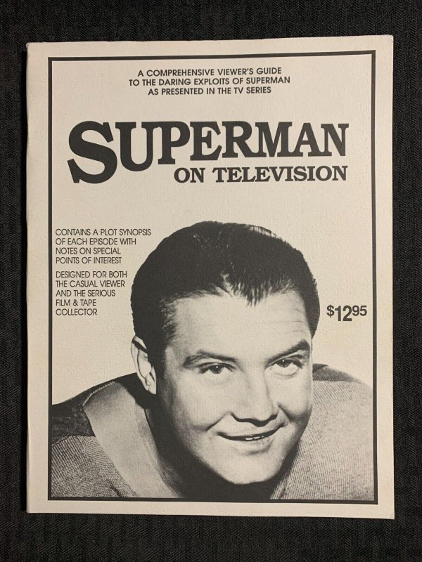 1988 Superman ON Television by Michael Bifulco SC VF 8.0 1st Printing 122pgs (1988), raw comic book in VF 8.0 condition — front cover