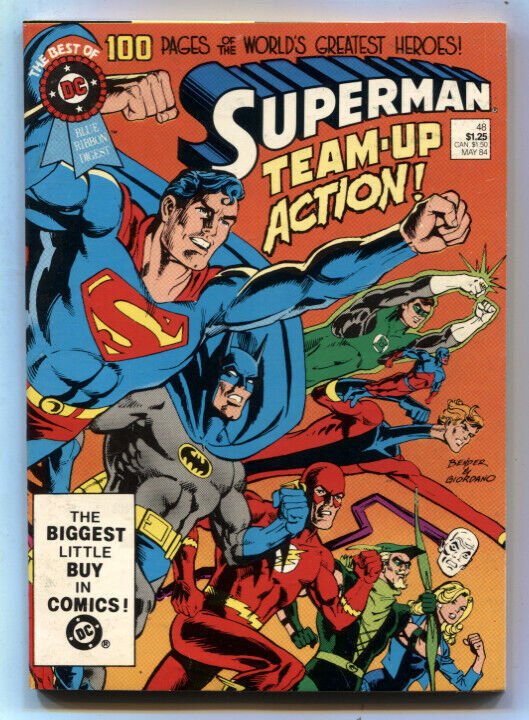 The Best of DC Digest #48 (1984), raw, ungraded comic book — front cover