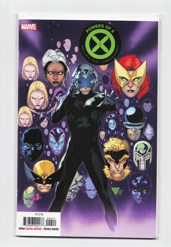 Powers of X #4 (Marvel Comics, 2019), raw, ungraded comic book — front cover