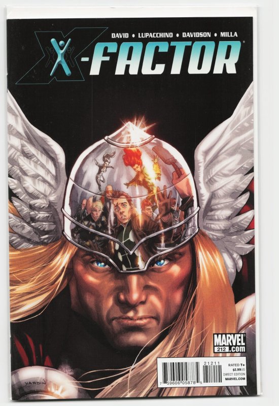X-Factor #212 (Marvel Comics, 2011), raw, ungraded comic book — front cover