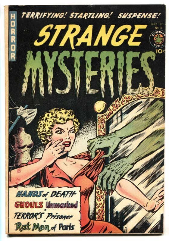 Strange Mysteries #4 - 1952 - Superior - VG+ - Comic Book (1952), raw comic book in VG+ condition — front cover