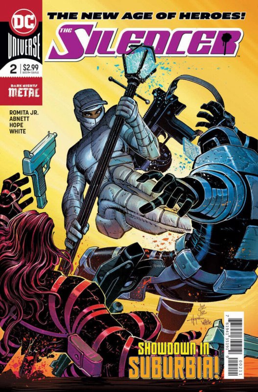 The Silencer #2 (2017), raw comic book in VF/NM condition — front cover