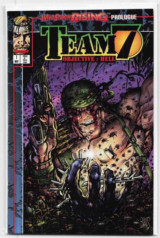 Team 7 - Objective: Hell #1 (1995), raw, ungraded comic book — front cover