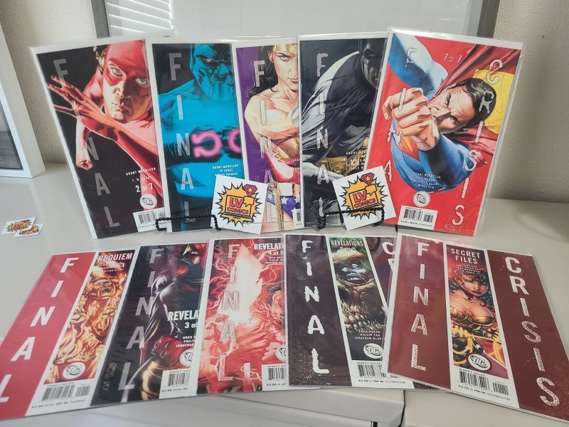 DC: Final Crisis (2008) Comic Book Lot: Requiem Revelations Secret Files NM (DC Comics, 2008), raw comic book in NM condition — front cover