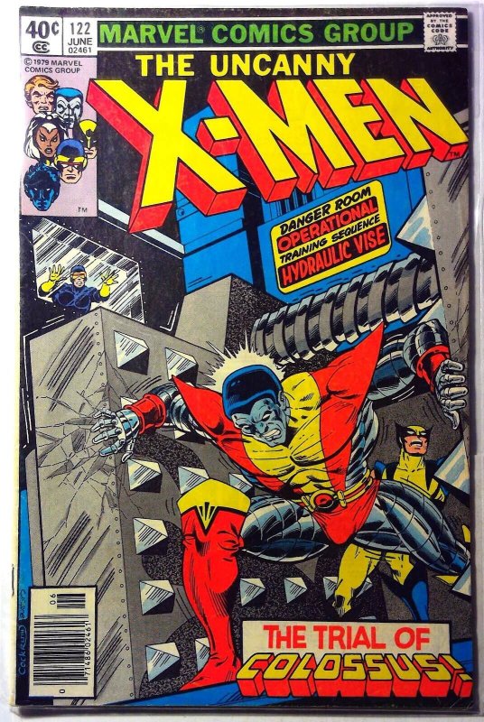 Uncanny X-Men #122 (Marvel Comics, 1979), raw, ungraded comic book — front cover