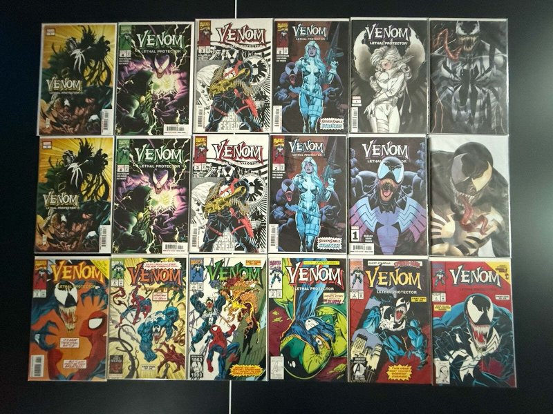Venom Lethal Protector Mega Sets Complete vol 1 & 2. + More! NM, raw comic book in NM condition — front cover
