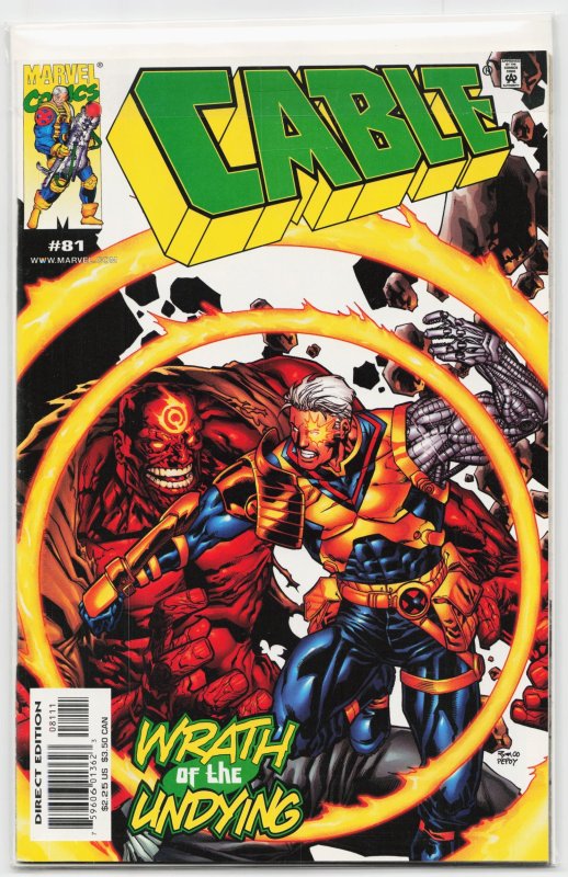 Cable #81 (Marvel Comics, 2000), raw, ungraded comic book — front cover