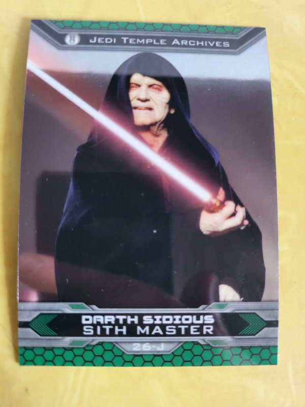 2014 Topps Chrome Star Wars Perspective: Jedi vs Sith #26 (2014), raw, ungraded comic book — front cover