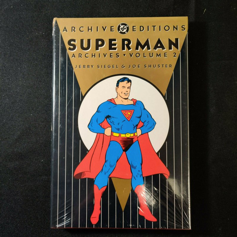 Superman Archives Vol. 2 - DC Archive Editions Hardcover - Sealed - 1990 (DC Comics, 1990), raw, ungraded comic book — front cover