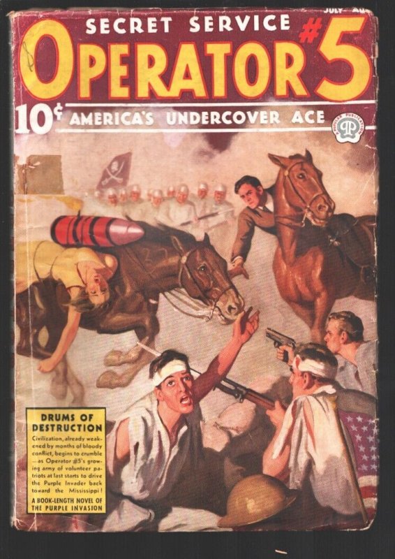 Operator #5, raw, ungraded comic book — front cover