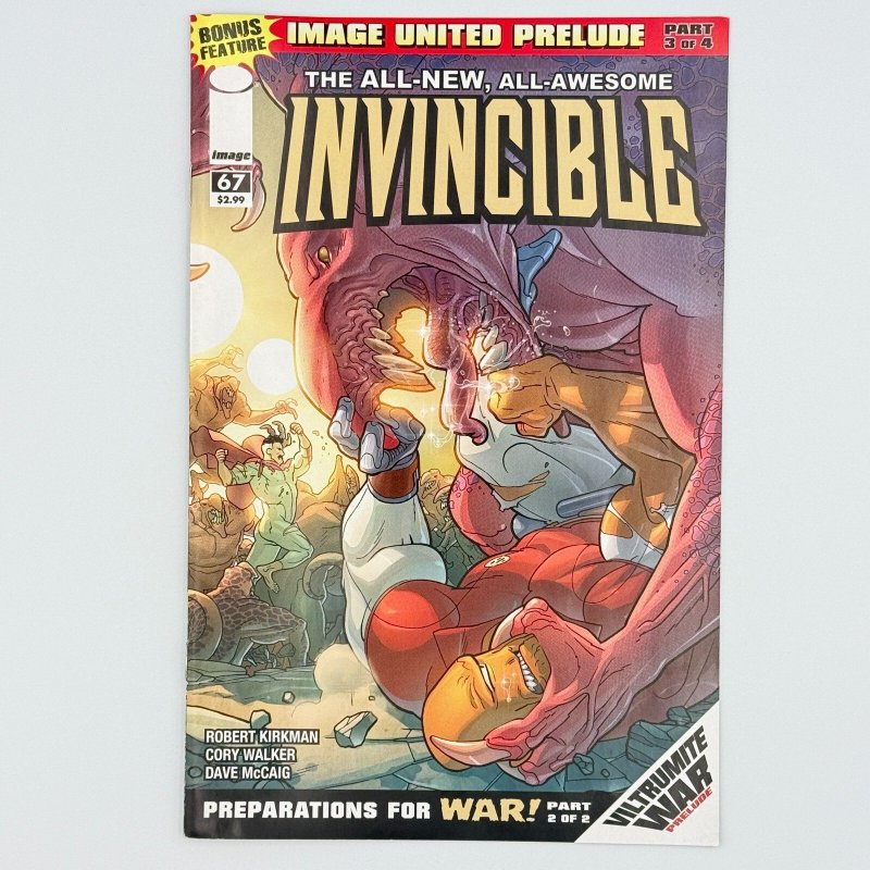 Invincible #67 (Image Comics, 2009), raw, ungraded comic book — front cover