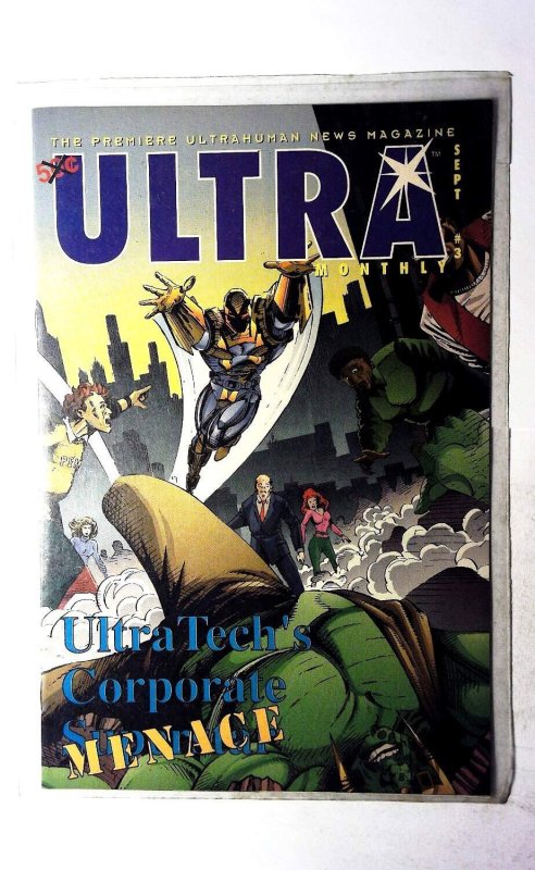 ULTRA-Monthly #3 (1993), raw, ungraded comic book — front cover